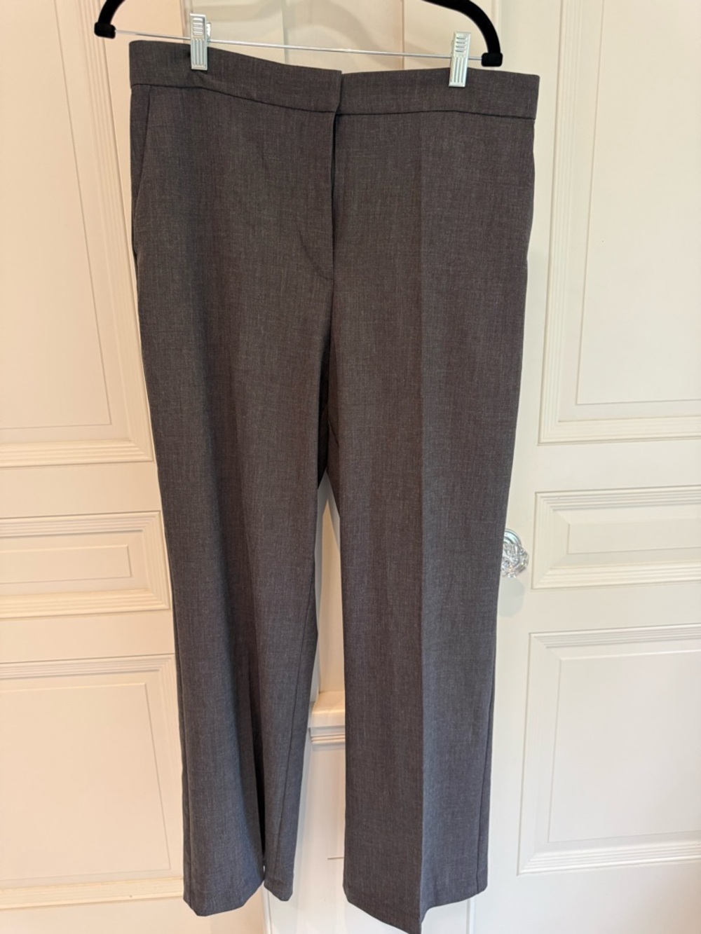 H&M Charcoal Gray Women's Straight Dress Pants